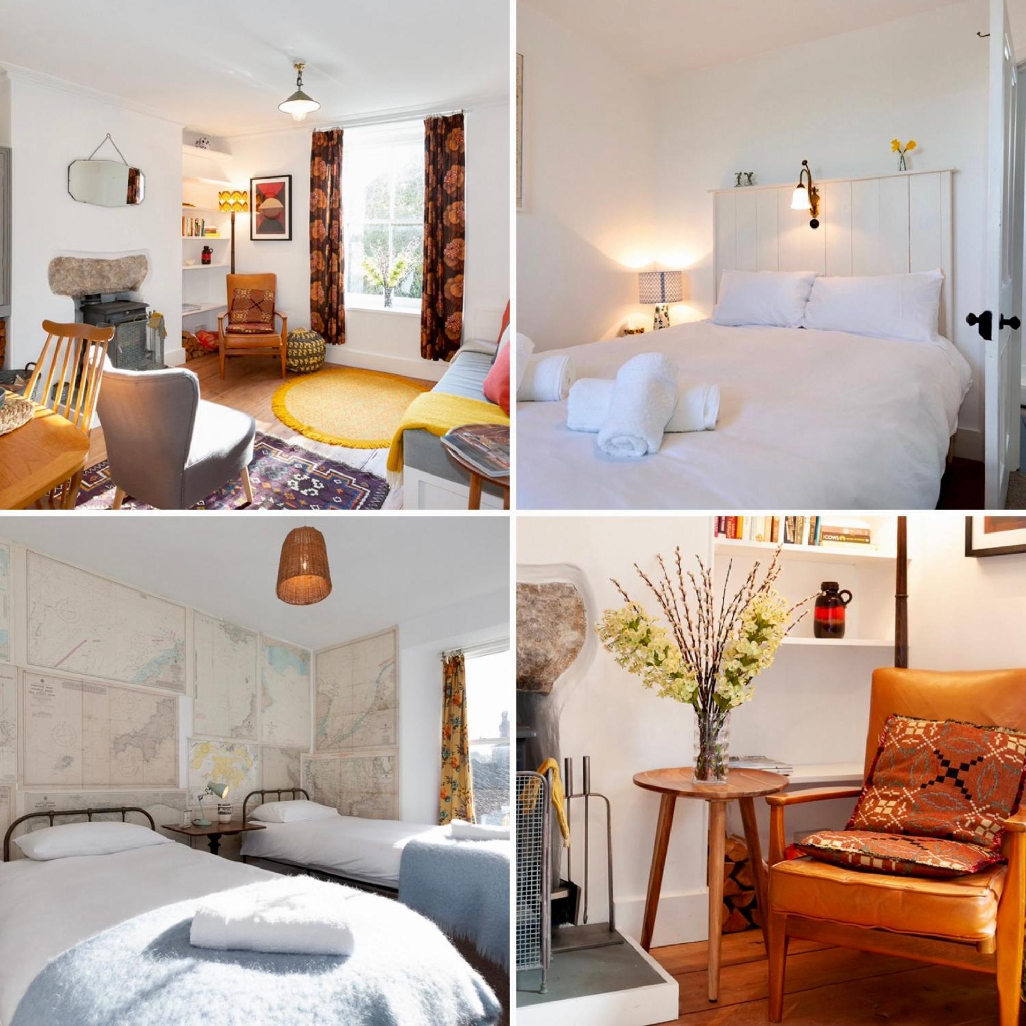 Janies Cottage~ Mousehole~Eclectic Interiors & Vintage Charm Kültér fotó